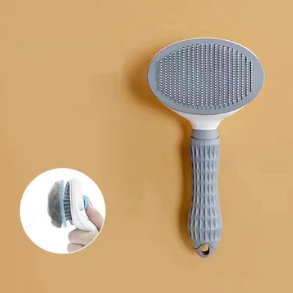 One-Click Self-Cleaning Pet Brush