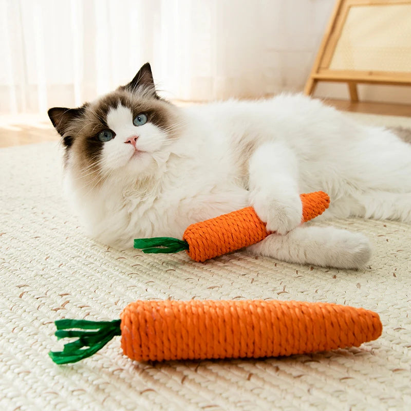 Cat Carrot Chew Toy - Cidero & Co.