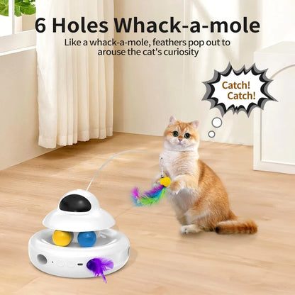 Motion Activated 4-in-1 Interactive Cat Toy