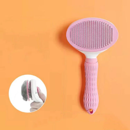 One-Click Self-Cleaning Pet Brush