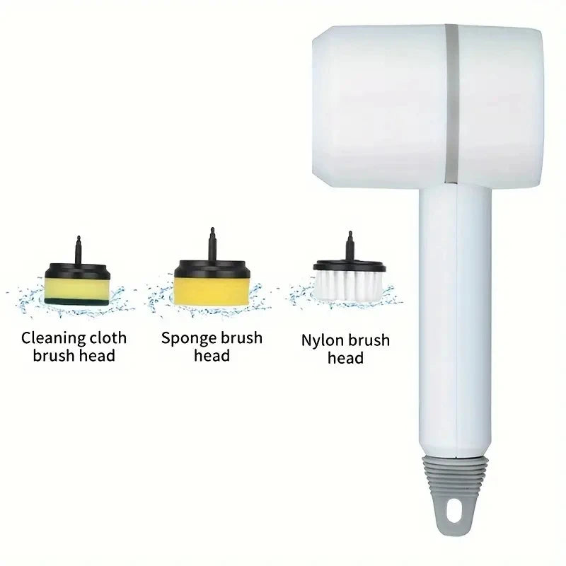 3-in-1 Electric Cleaning Brush — USB Rechargeable Power Scrubber