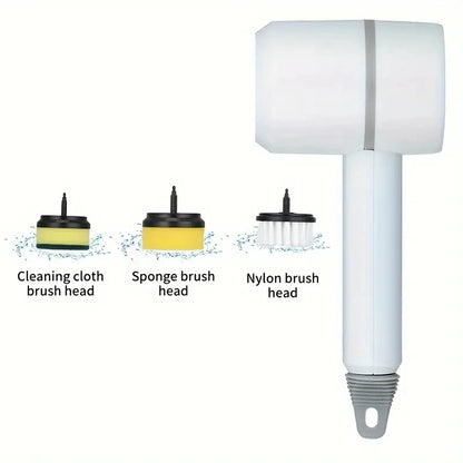 3-in-1 Electric Cleaning Brush — USB Rechargeable Power Scrubber