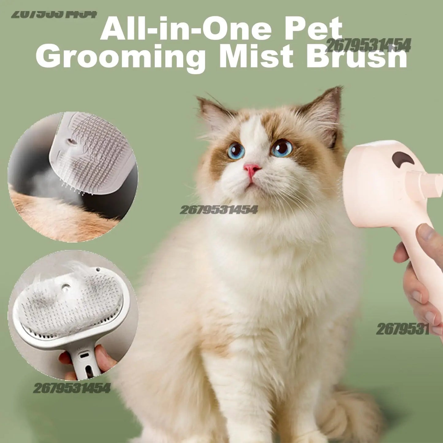 Steam Spray Grooming Comb for Dogs & Cats