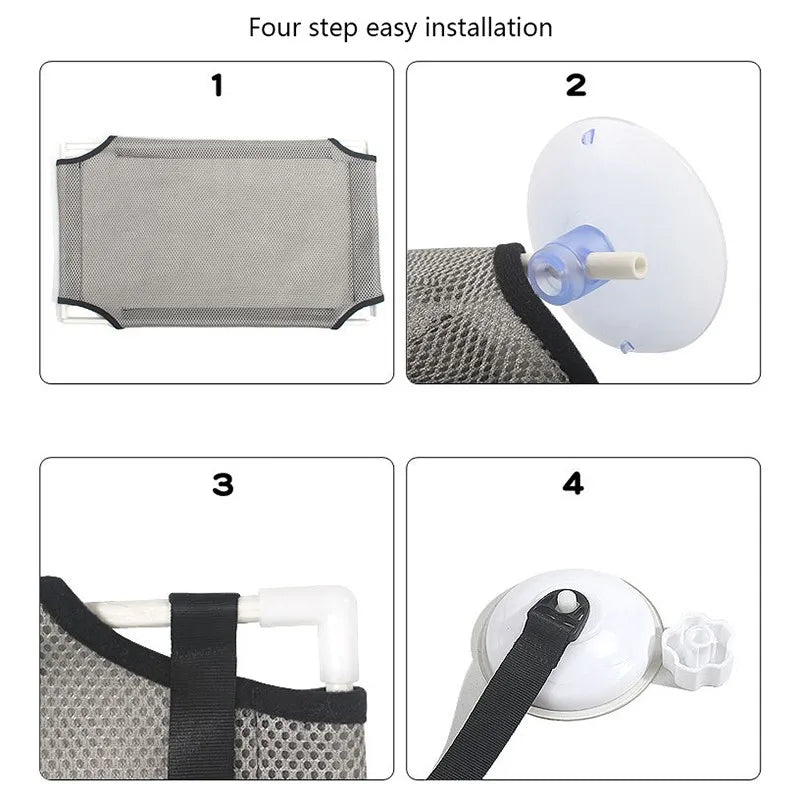 Double-Layer Cat Window Hammock