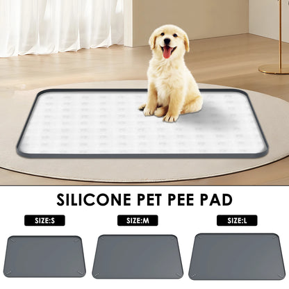 Leak-Proof Silicone Pee Pad Holder with Raised Edge