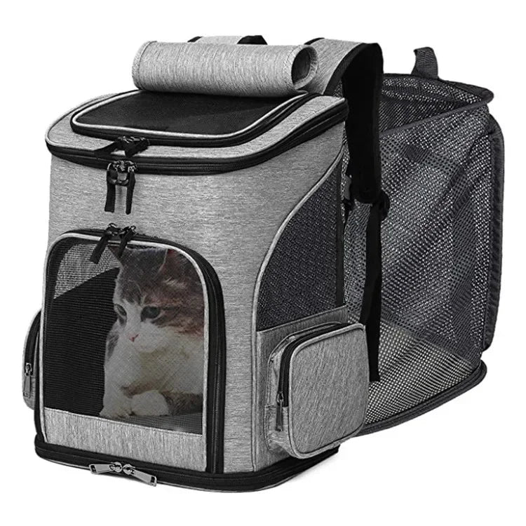 Expandable & Breathable Pet Carrier Backpack