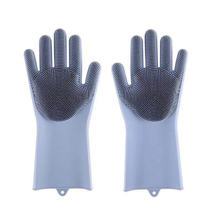 Pet Grooming & Bathing Silicone Gloves