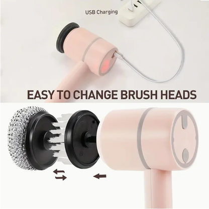 3-in-1 Electric Cleaning Brush — USB Rechargeable Power Scrubber