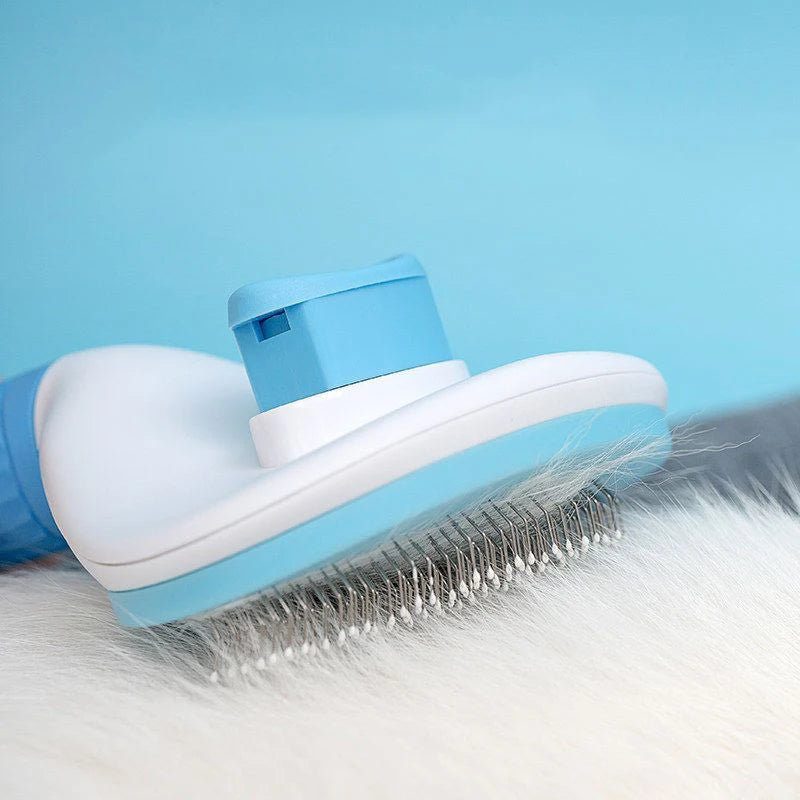 One-Click Self-Cleaning Pet Brush