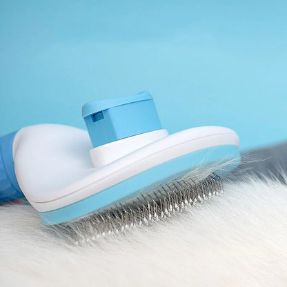 One-Click Self-Cleaning Pet Brush