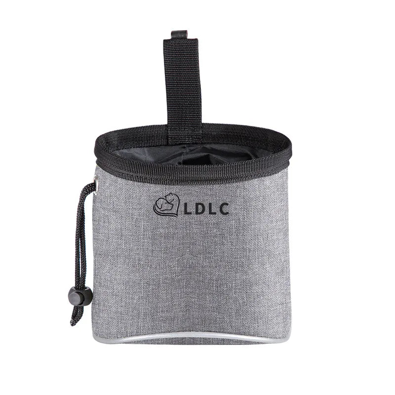 Dog Treat Training Pouch with Built-In Poop Bag Dispenser