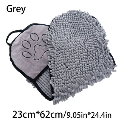 Soft Dog & Cat Bath Robe Towel Set (2 Towels)