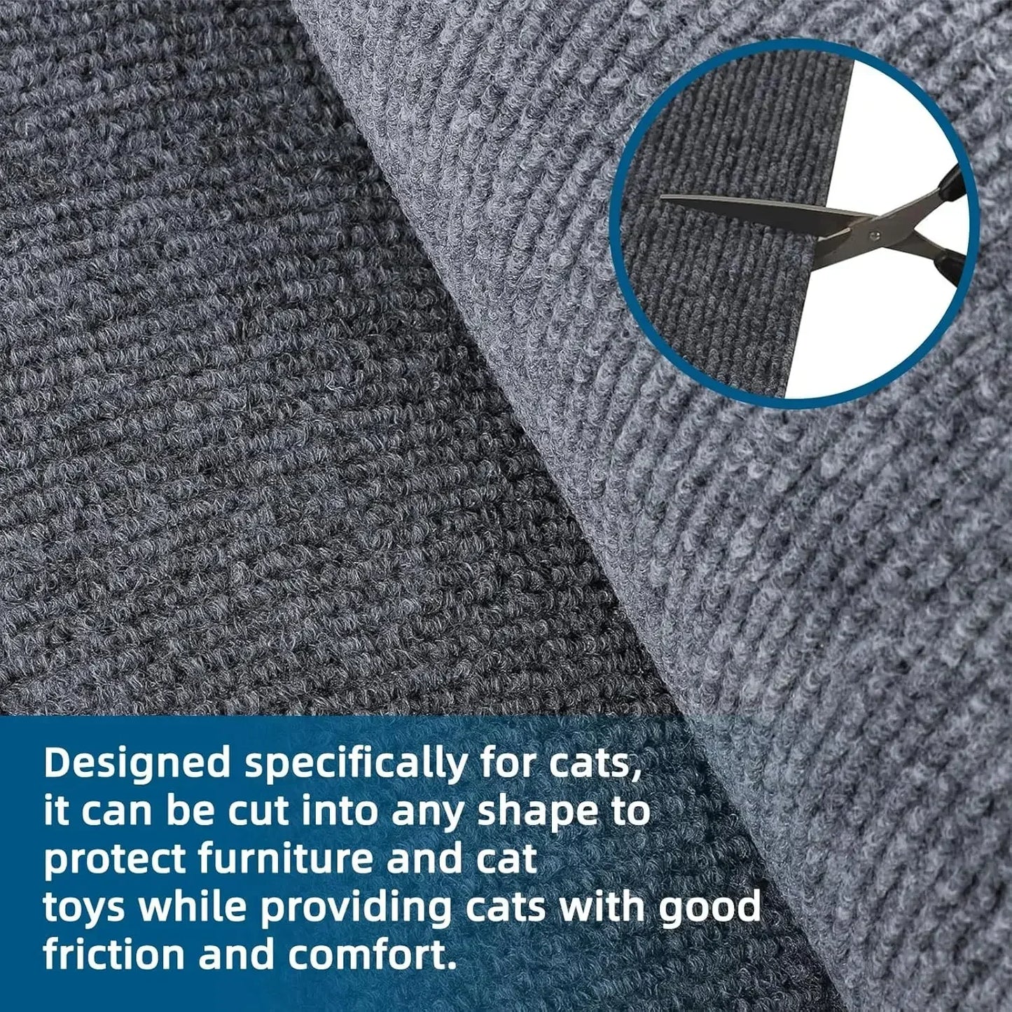 Trimmable Self-Adhesive Cat Scratching Mat - Cidero & Co.