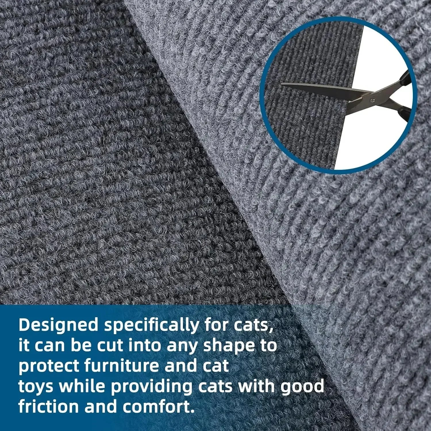 Trimmable Self-Adhesive Cat Scratching Mat - Cidero & Co.
