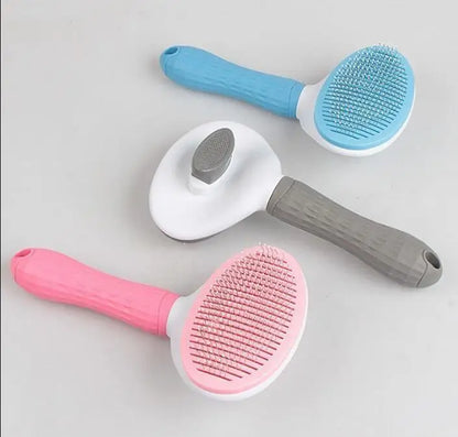 One-Click Self-Cleaning Pet Brush