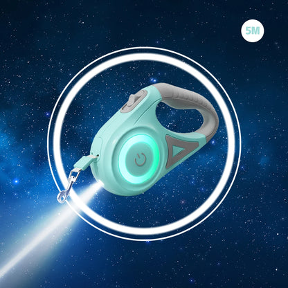 LED Retractable Dog Leash – Safe, Stylish & Convenient