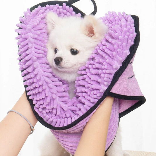 Soft Dog & Cat Bath Robe Towel Set (2 Towels)