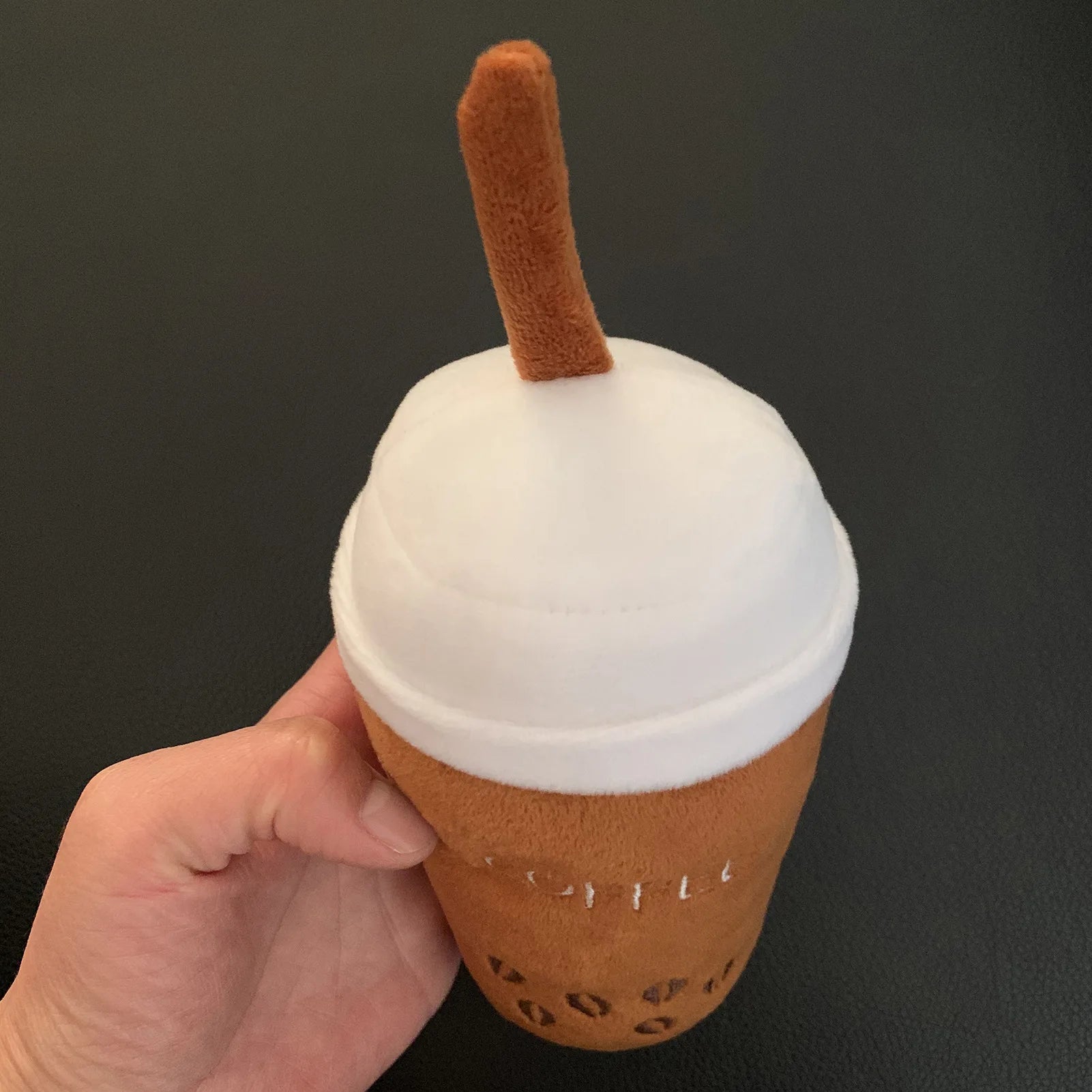 Plush Coffee Cup Dog Toy - Cidero & Co.