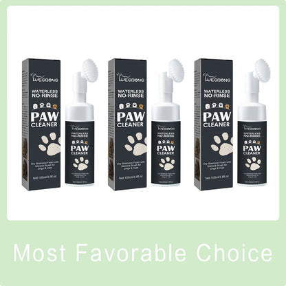 Pet Dry Shampoo Paw Cleaner with Built-In Brush (100ml) - Cidero & Co.