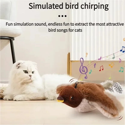 Interactive Bird Cat Toy with Catnip - Cidero & Co.
