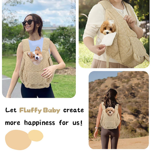 Breathable Front Pet Carrier Backpack for Cats and Dogs