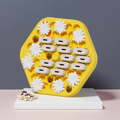 Interactive Honeycomb Pet Puzzle Toy