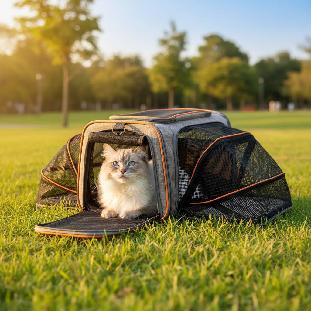 Expandable Pet Carrier Bag