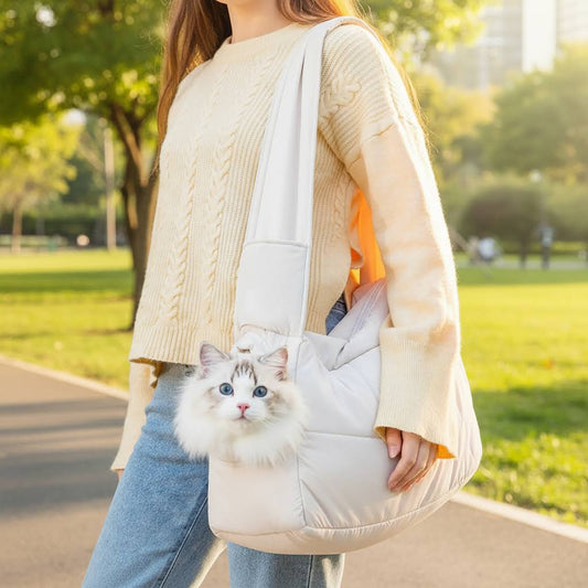 Head-Out Cat Carrier Bag for Travel & Outdoor Use