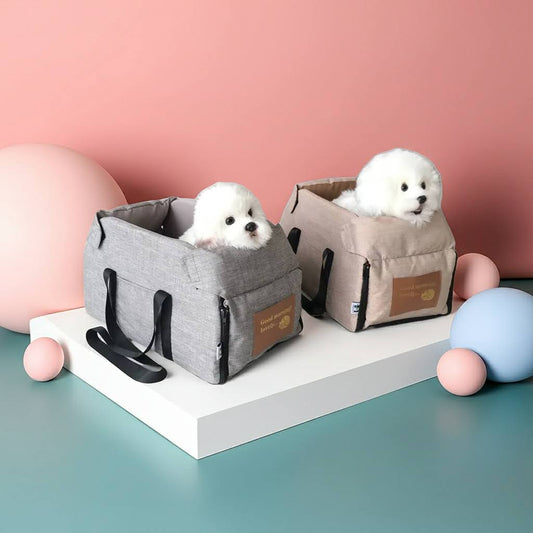 Portable Center Console Pet Car Seat Bed