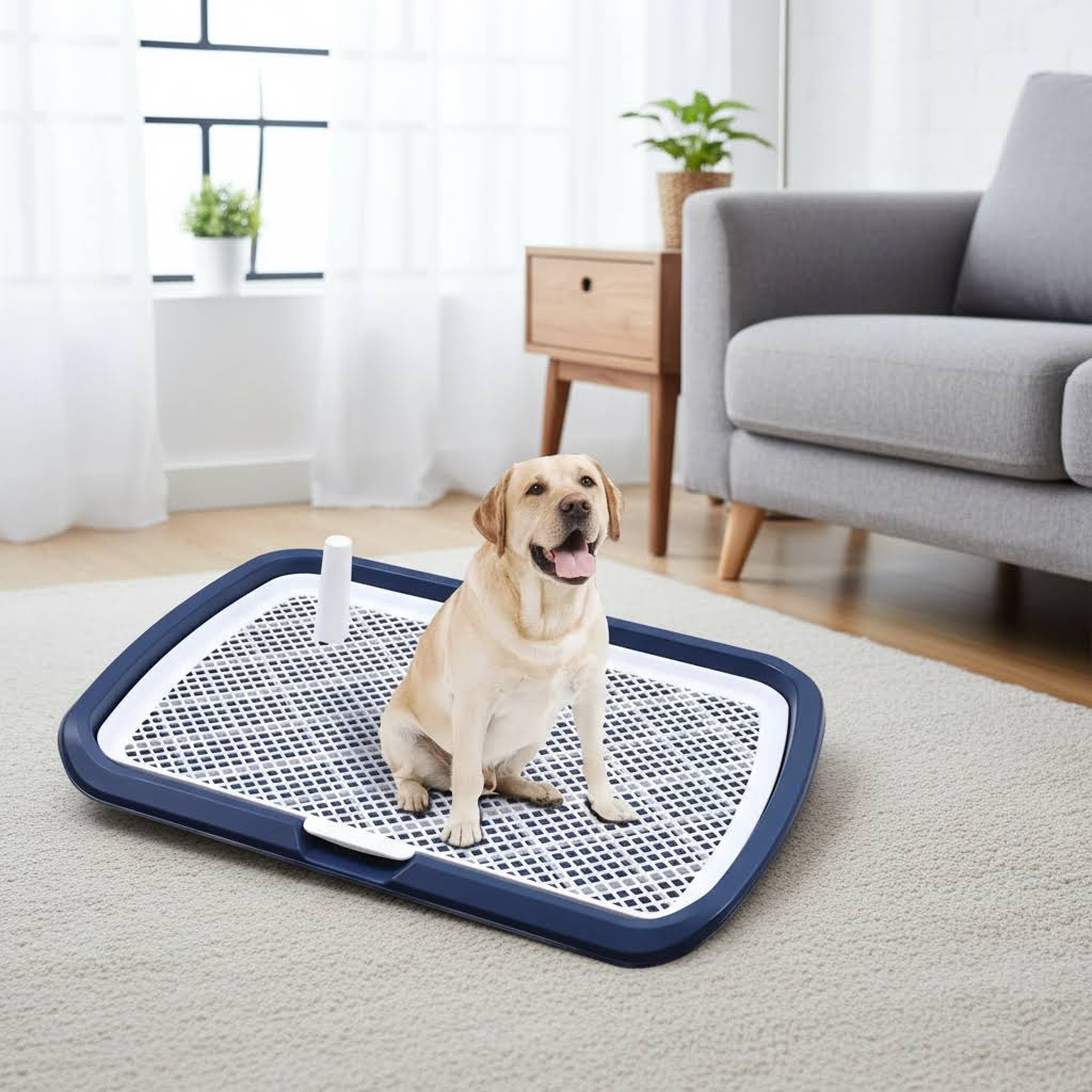 Large Dog Potty Training Toilet with Pee Post