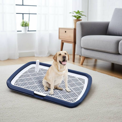 Large Dog Potty Training Toilet with Pee Post