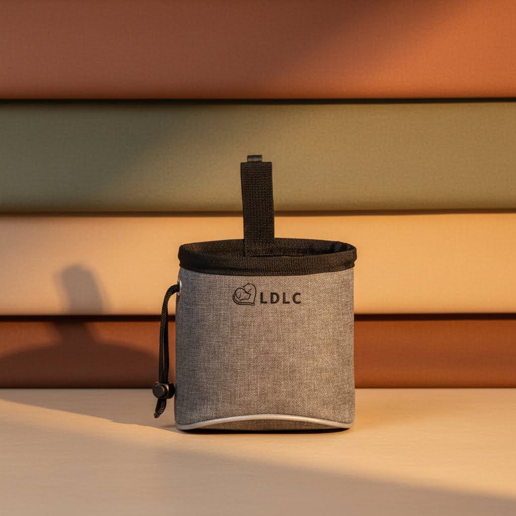 Dog Treat Training Pouch with Built-In Poop Bag Dispenser