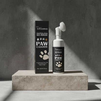 Pet Dry Shampoo Paw Cleaner with Built-In Brush (100ml)