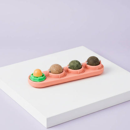 4-in-1 Catnip & Silvervine Ball Toy