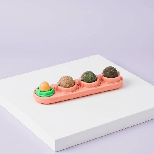 4-in-1 Catnip & Silvervine Ball Toy