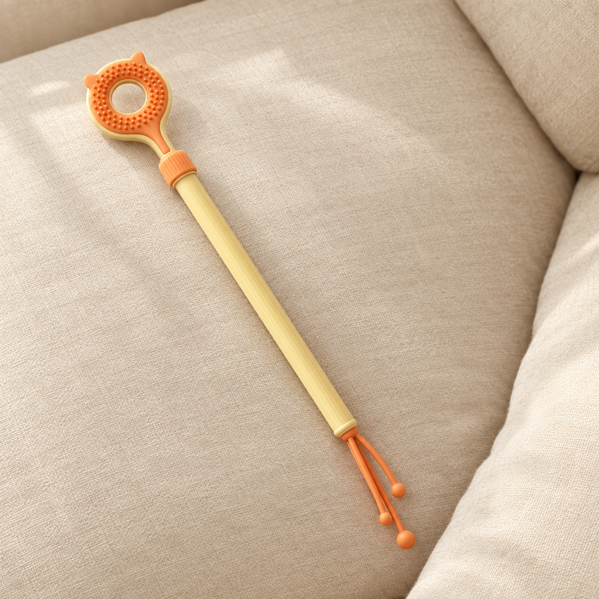 Reach & Ruffle Telescopic Cat Scratcher Wand